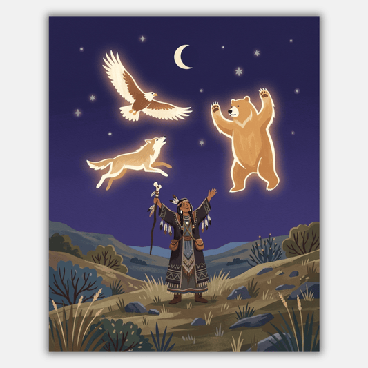 Shaman And The Spirit PicturaNumbers