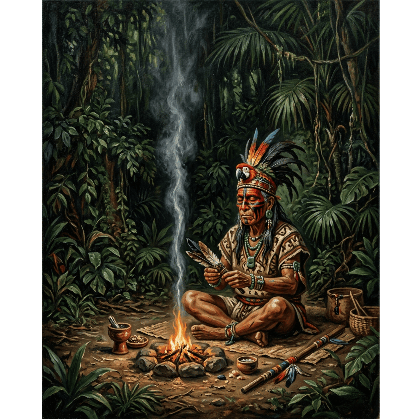 Shaman Of The Forest PicturaNumbers