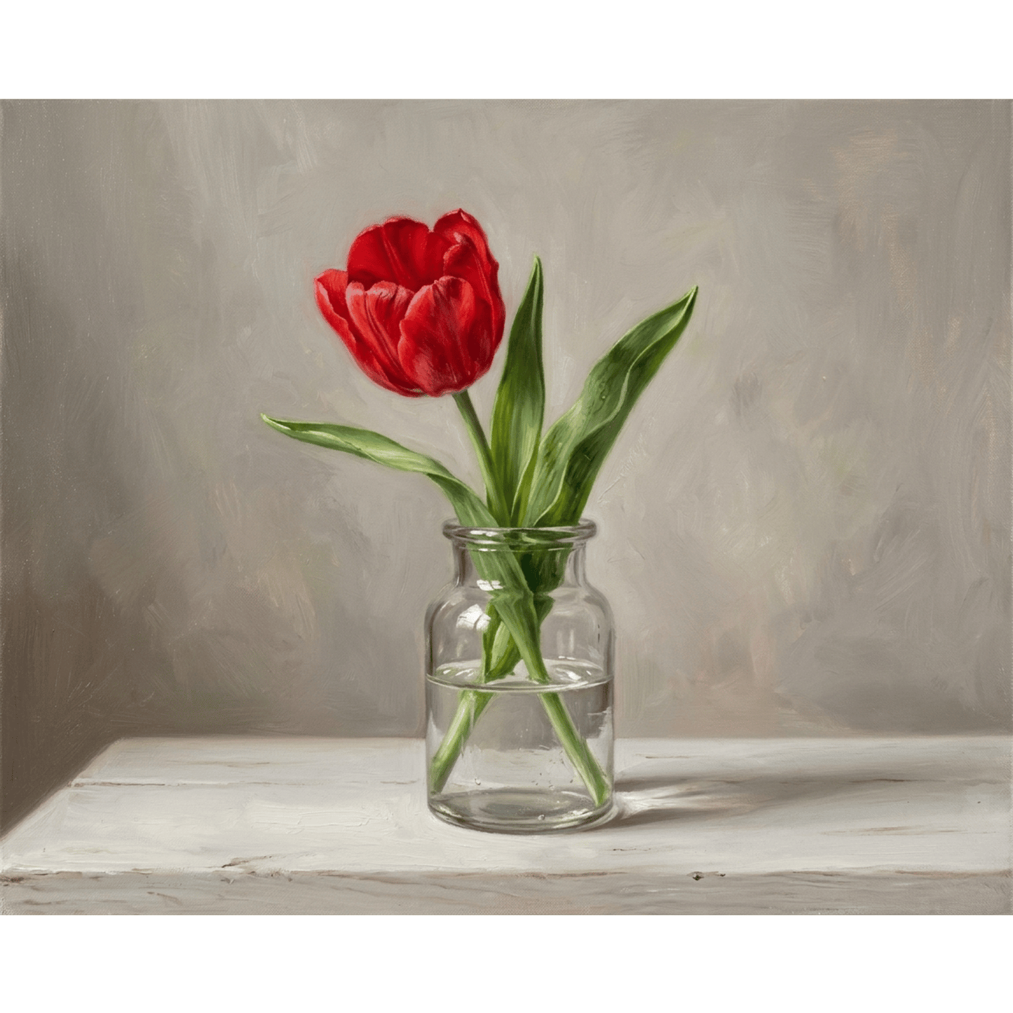 Single Red Tulip PicturaNumbers