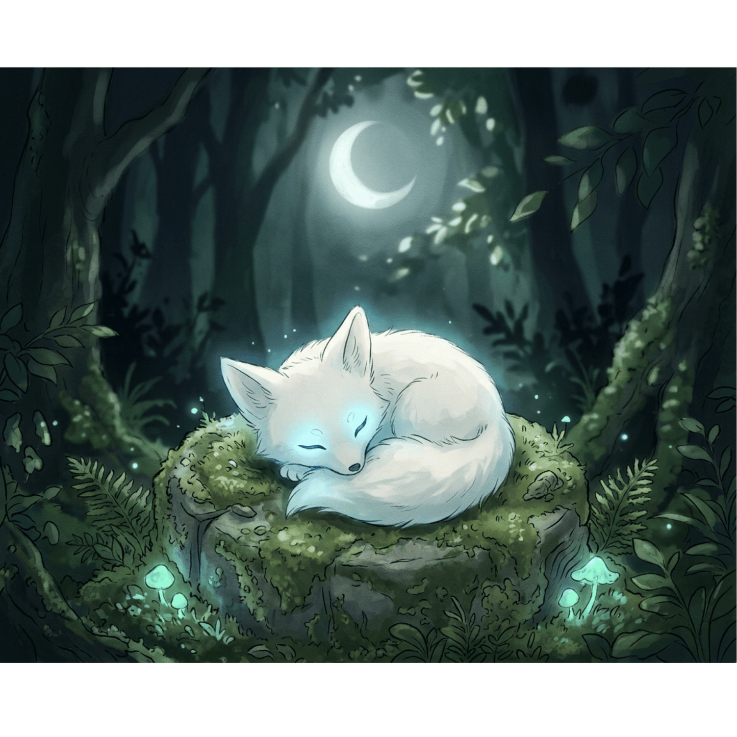 Sleeping Spirit Fox PicturaNumbers