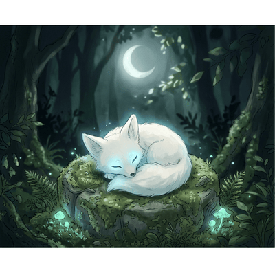Sleeping Spirit Fox