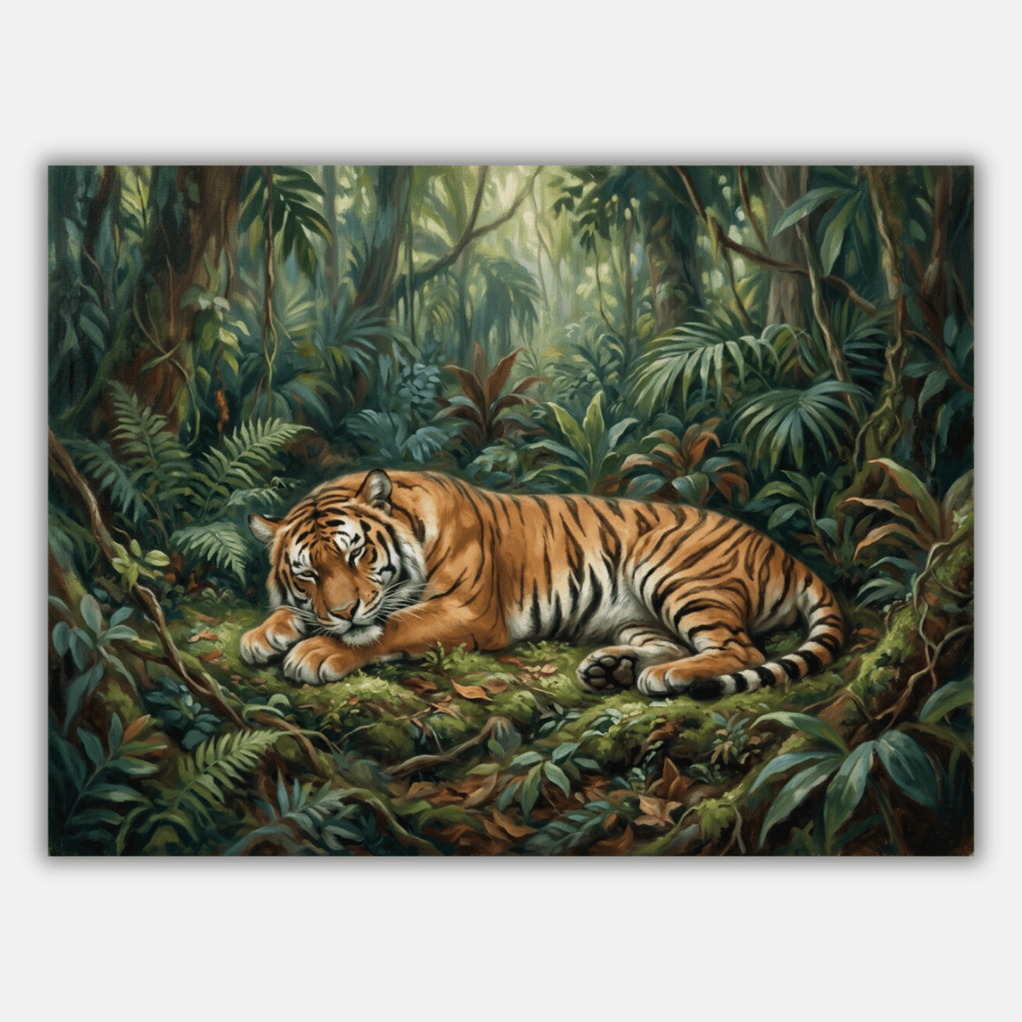 Sleeping Tiger Forest PicturaNumbers