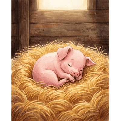 Sleepy Piglet