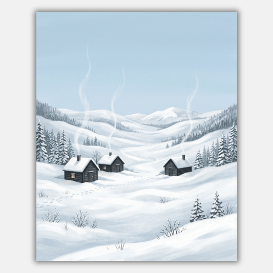 Snowy Valley PicturaNumbers