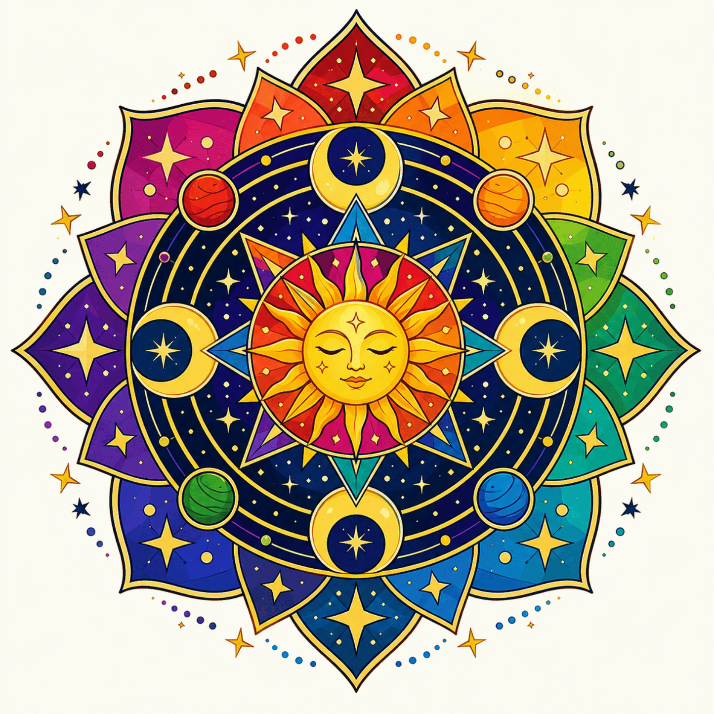 Solar Compass PicturaNumbers