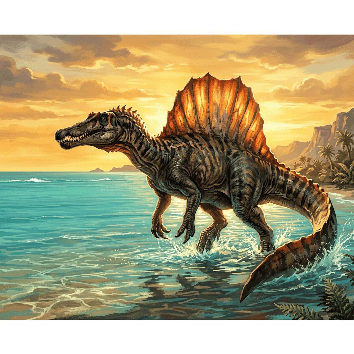 Spinosaurus Coastal Walk PicturaNumbers