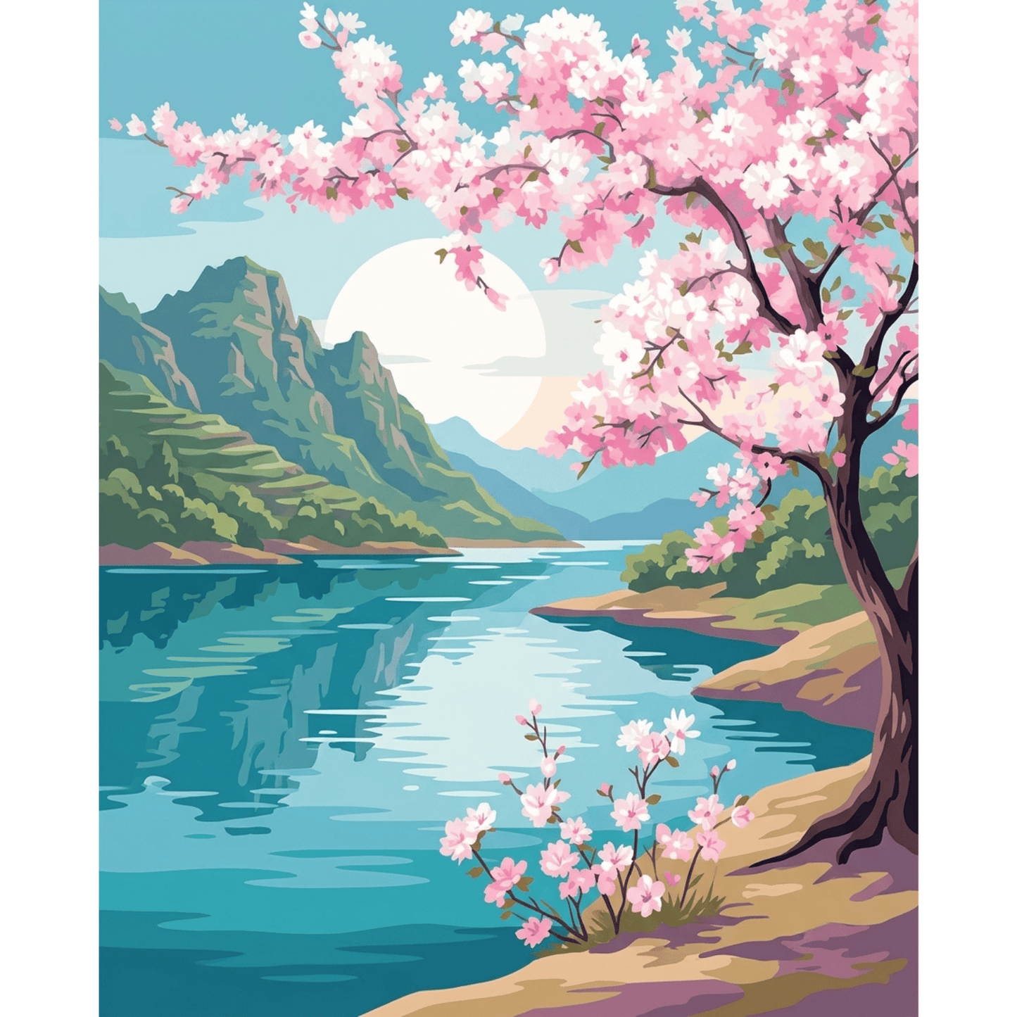Springtime Solitude PicturaNumbers