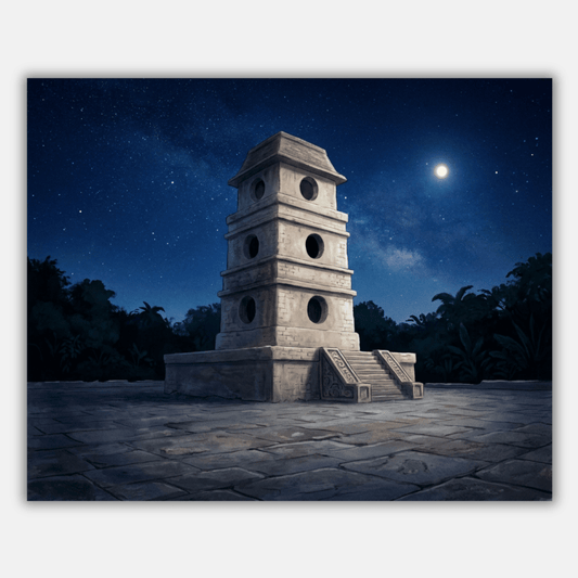 Stargazer Of Palenque PicturaNumbers