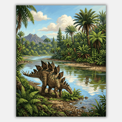 Stegosaurus Morning Drink