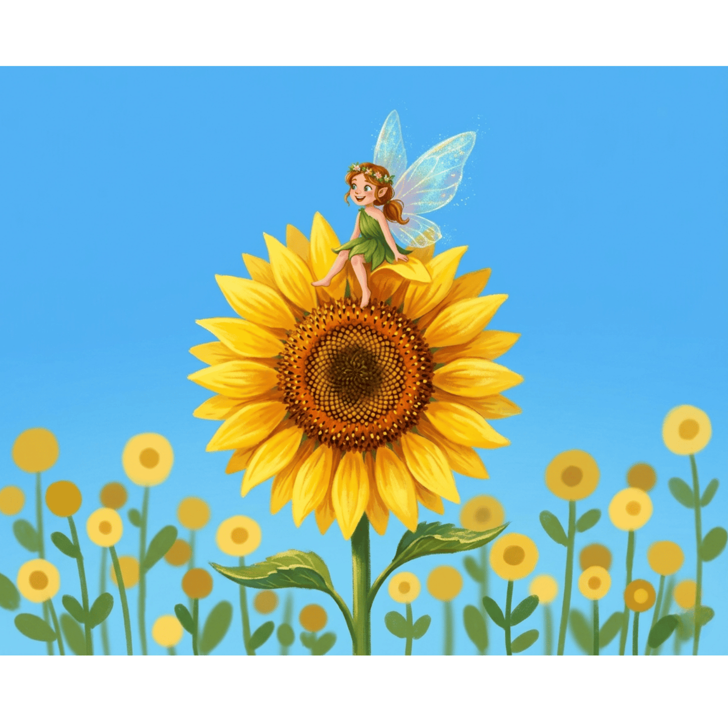 Sunflower Fairy PicturaNumbers
