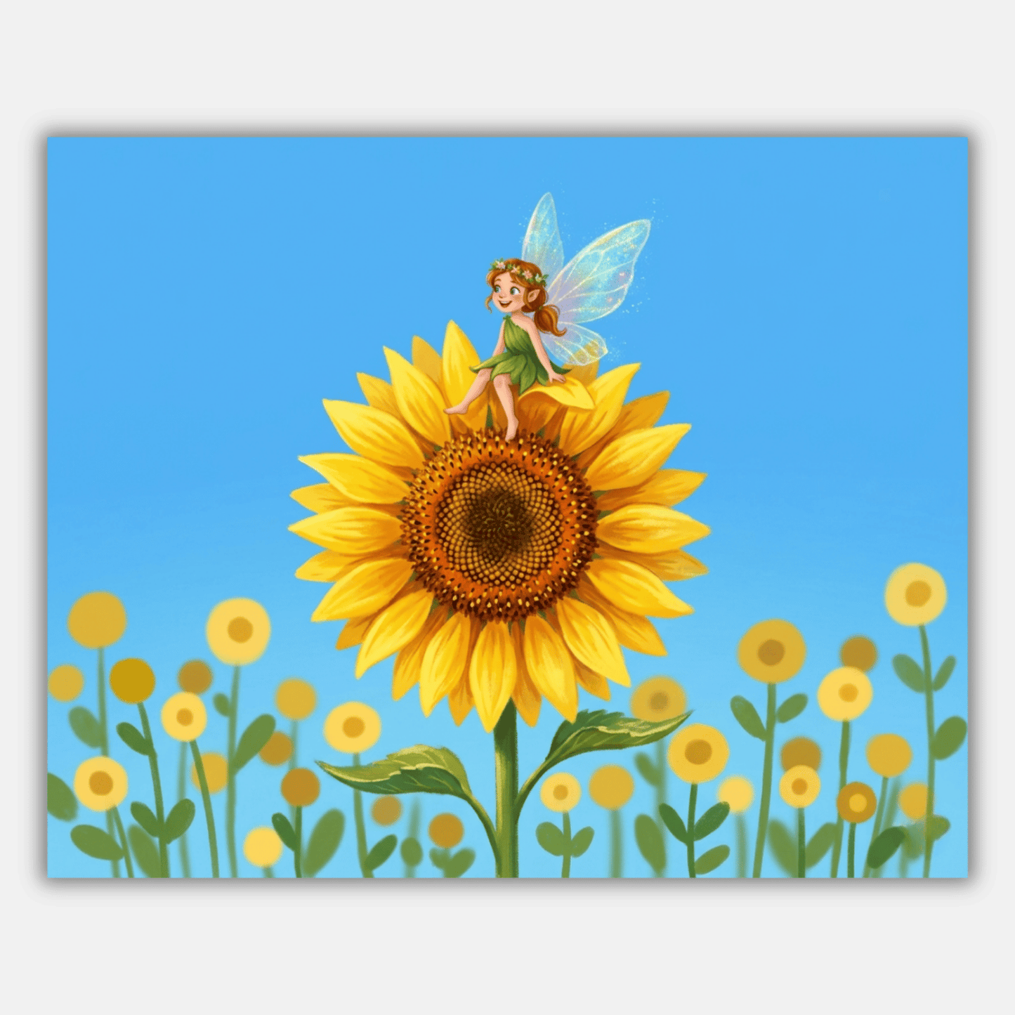 Sunflower Fairy PicturaNumbers