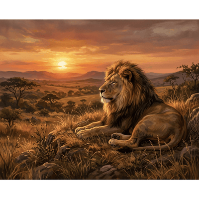 Sunset Lion