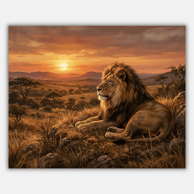 Sunset Lion