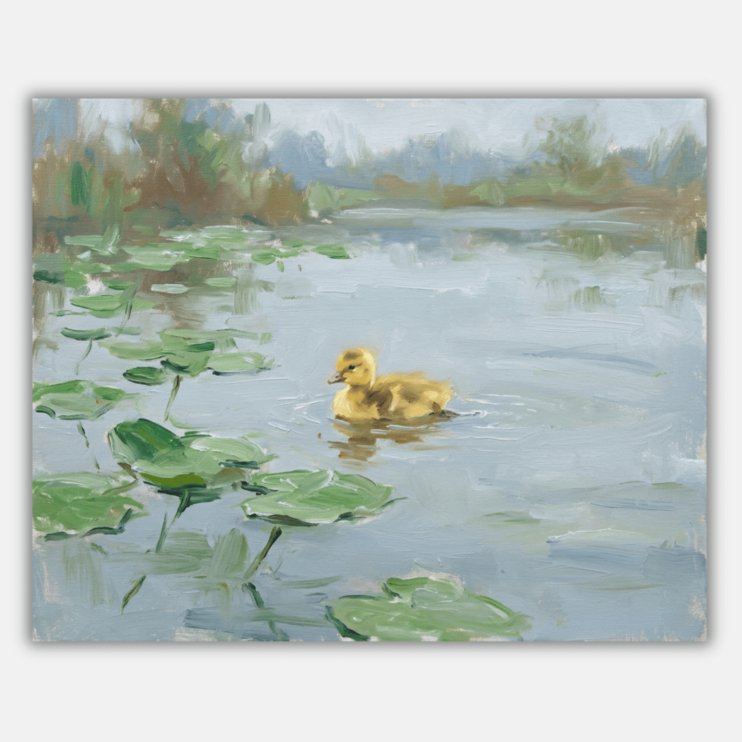Swimming Gosling PicturaNumbers