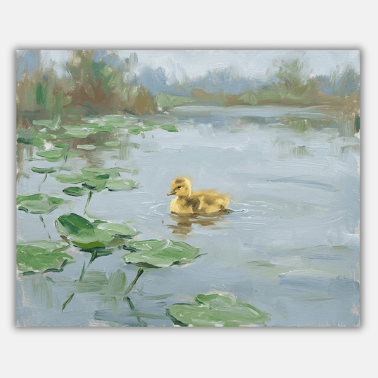 Swimming Gosling PicturaNumbers