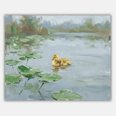 Swimming Gosling