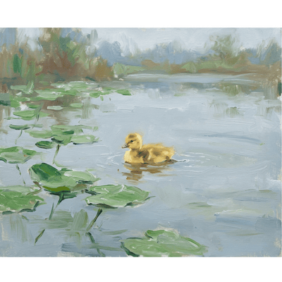 Swimming Gosling