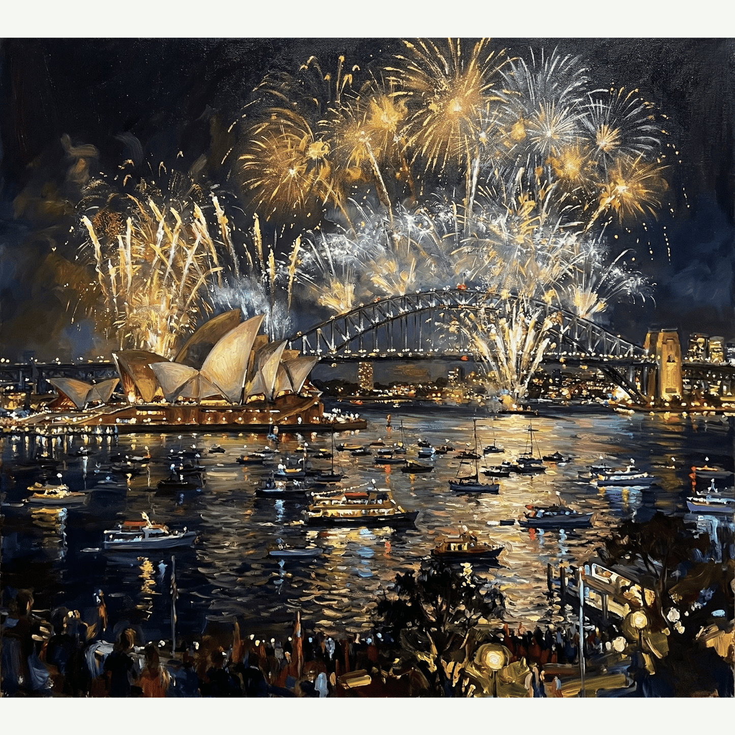 Sydney Harbour New Years Eve PicturaNumbers