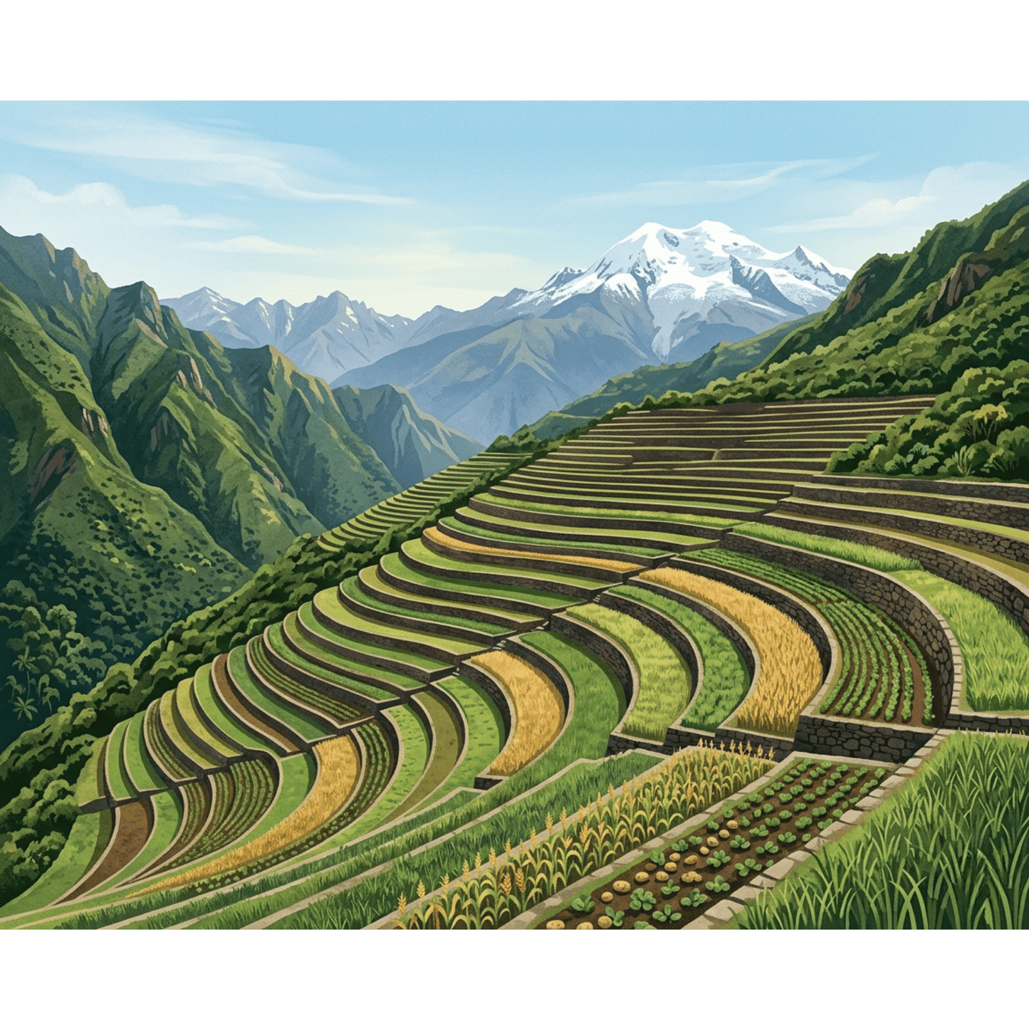 Terraces of Gold PicturaNumbers