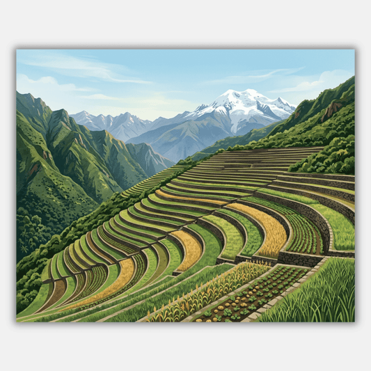 Terraces of Gold PicturaNumbers