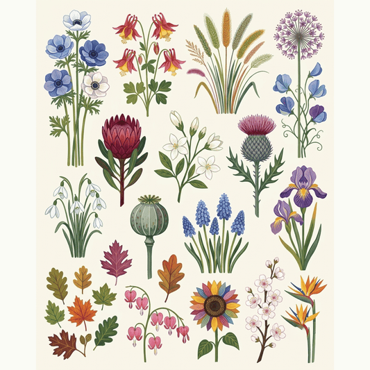 The Illustrated Garden PicturaNumbers