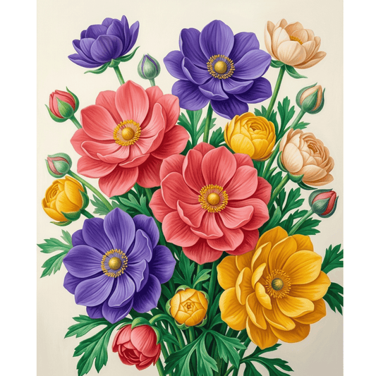 The Joyful Bouquet PicturaNumbers