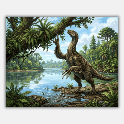 Therizinosaurus Lunch time
