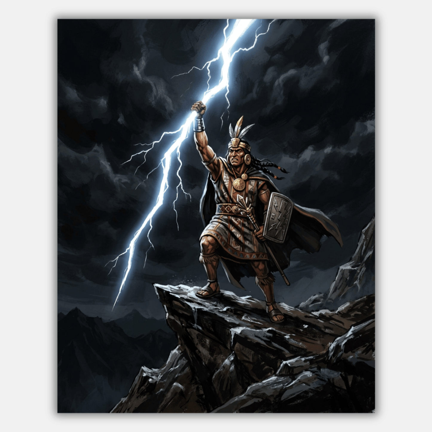 Thunder God Illapa PicturaNumbers