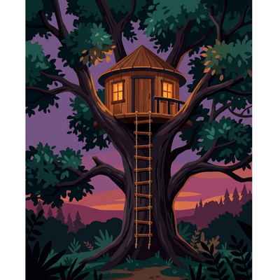 Treehouse Sunset