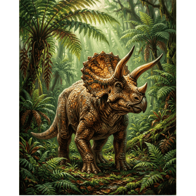 Triceratops Fern Forest