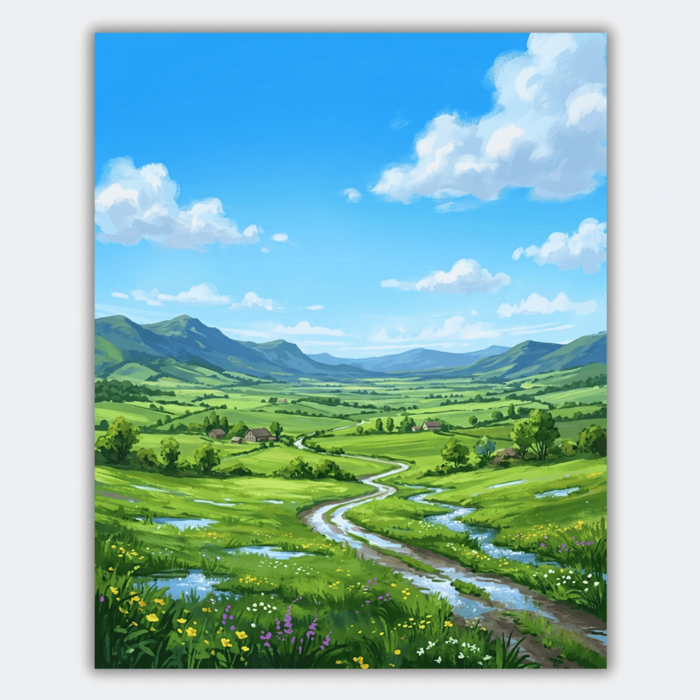 Valley After Rain PicturaNumbers