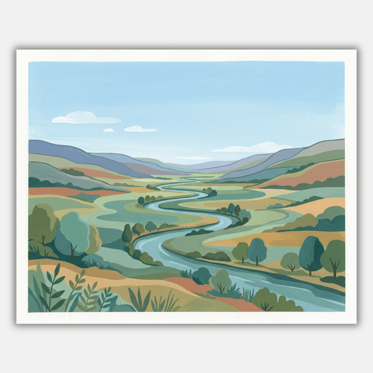 Valley River View PicturaNumbers