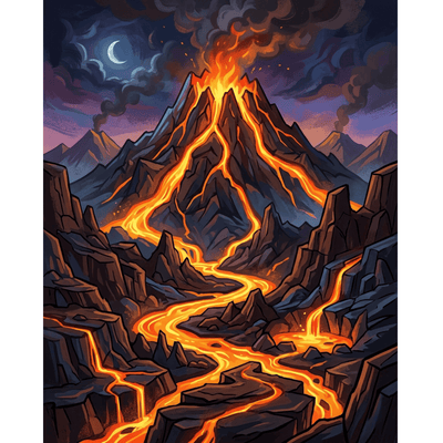 Volcano Fantasy Land