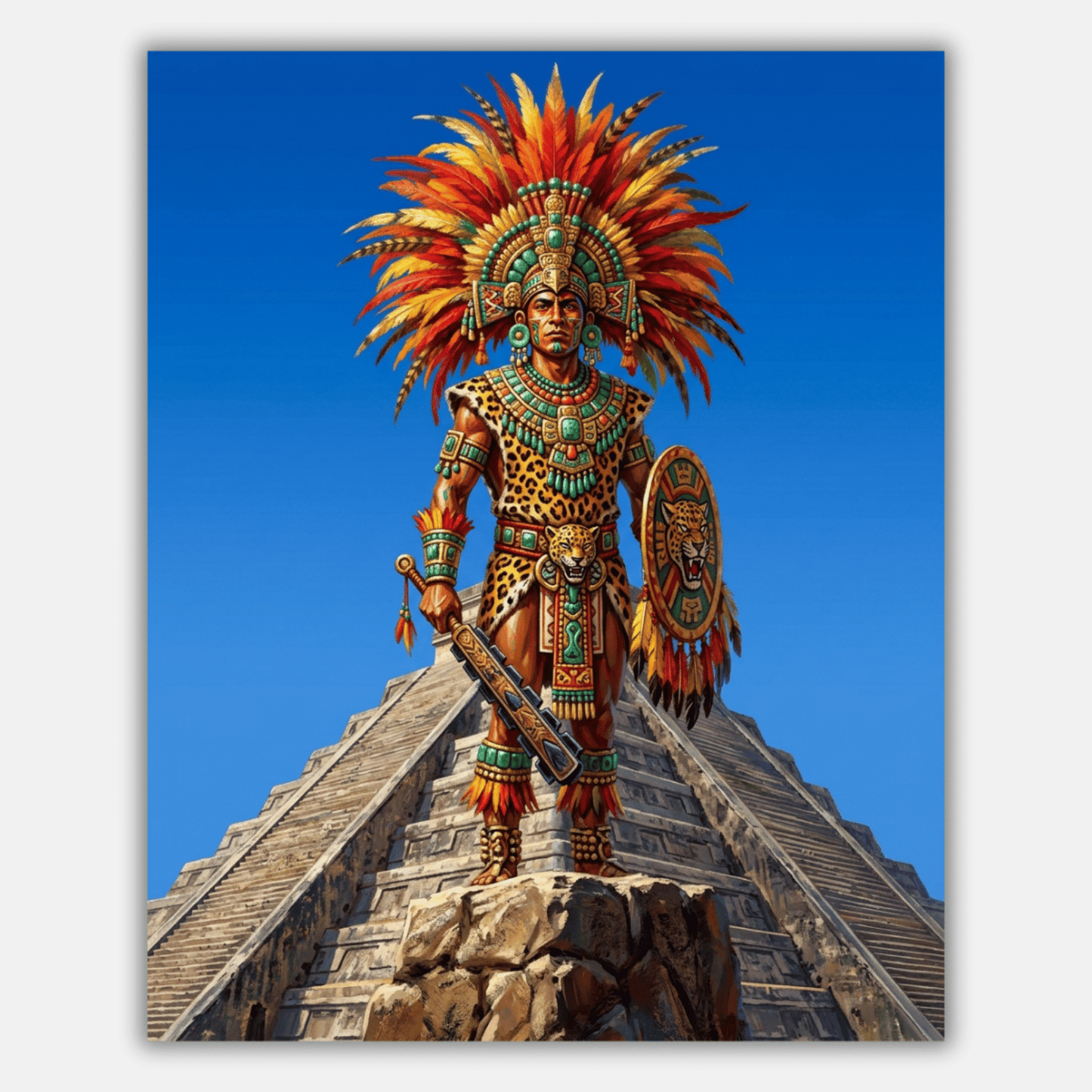 Warrior Of Kukulkan PicturaNumbers