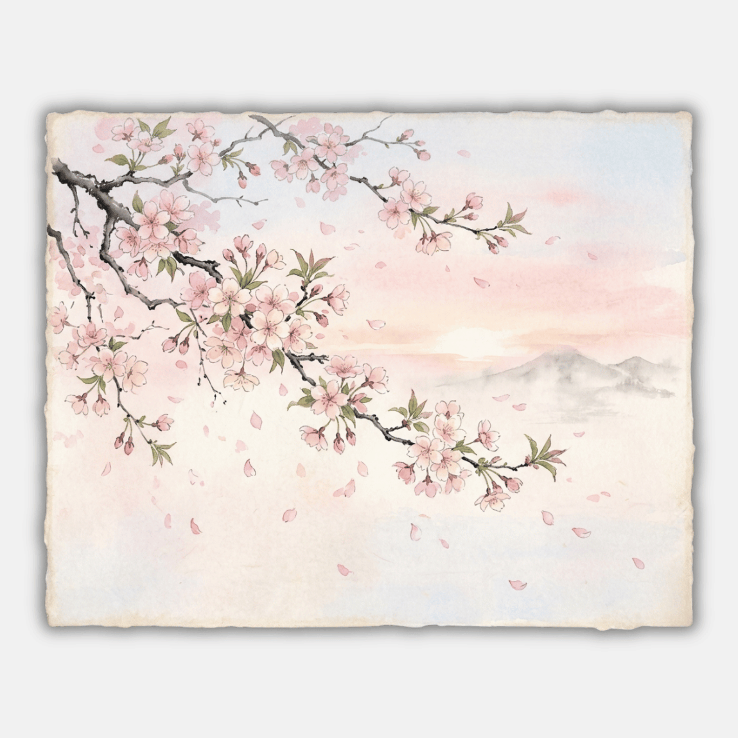 Water Colour Cherry Blossom PicturaNumbers