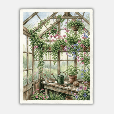 Water Colour Greenhouse