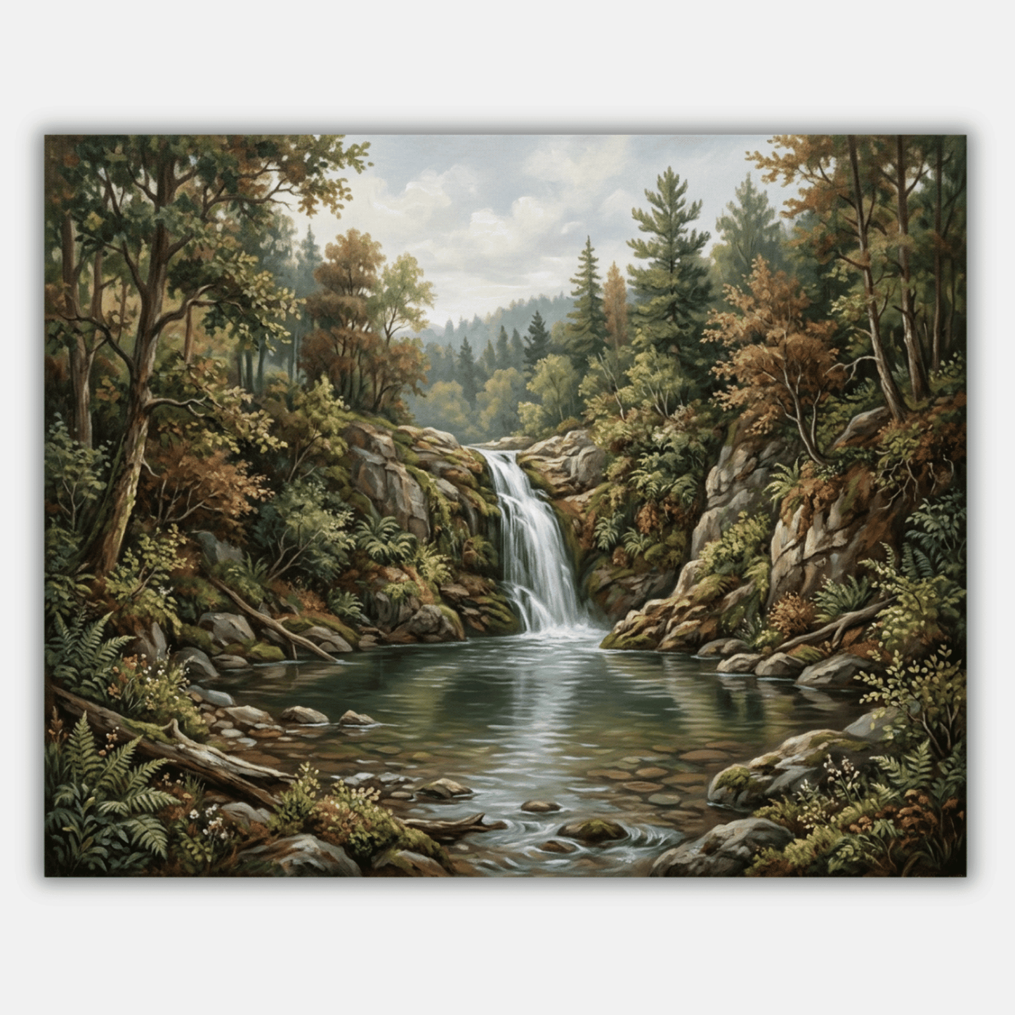 Waterfall Cliff PicturaNumbers