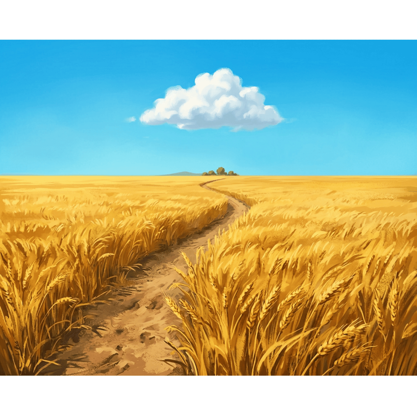 Wheat Field PicturaNumbers