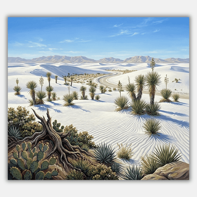 White Sands Desert Afternoon