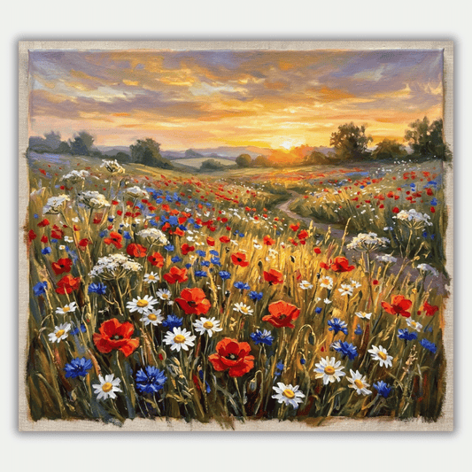 Wildflower-Meadow-Sunrise PicturaNumbers