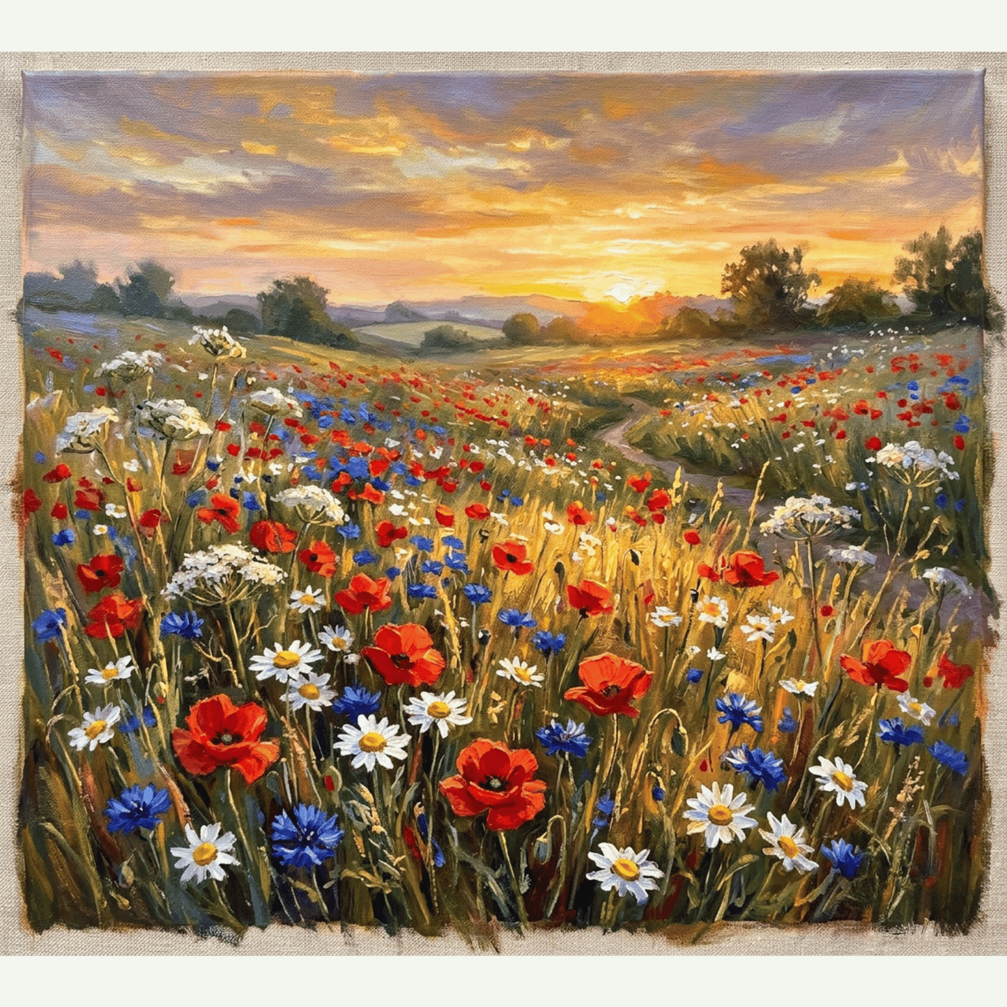 Wildflower-Meadow-Sunrise PicturaNumbers