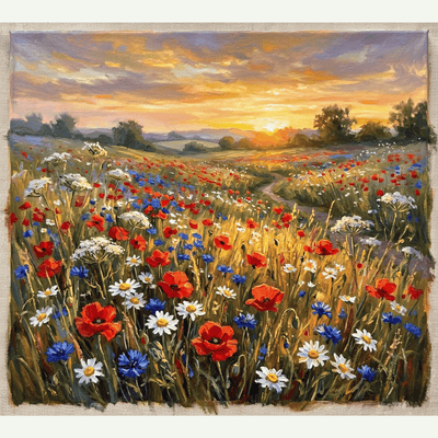 Wildflower-Meadow-Sunrise
