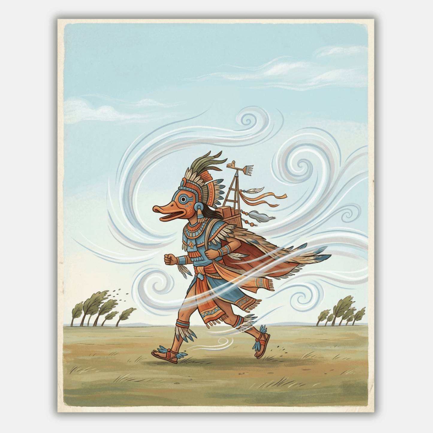WindGod Ehecatl PicturaNumbers