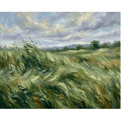 Windy Grass Field