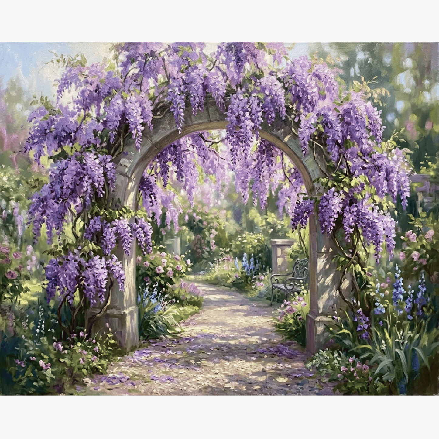 Wisteria Arch PicturaNumbers