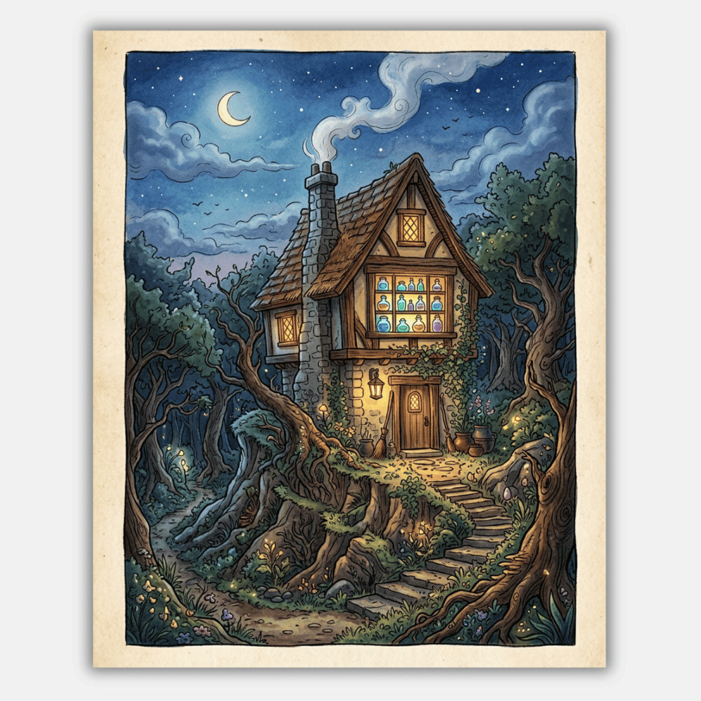 Witch Cottage PicturaNumbers