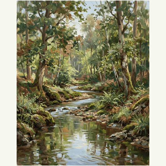 Woodland Stream PicturaNumbers