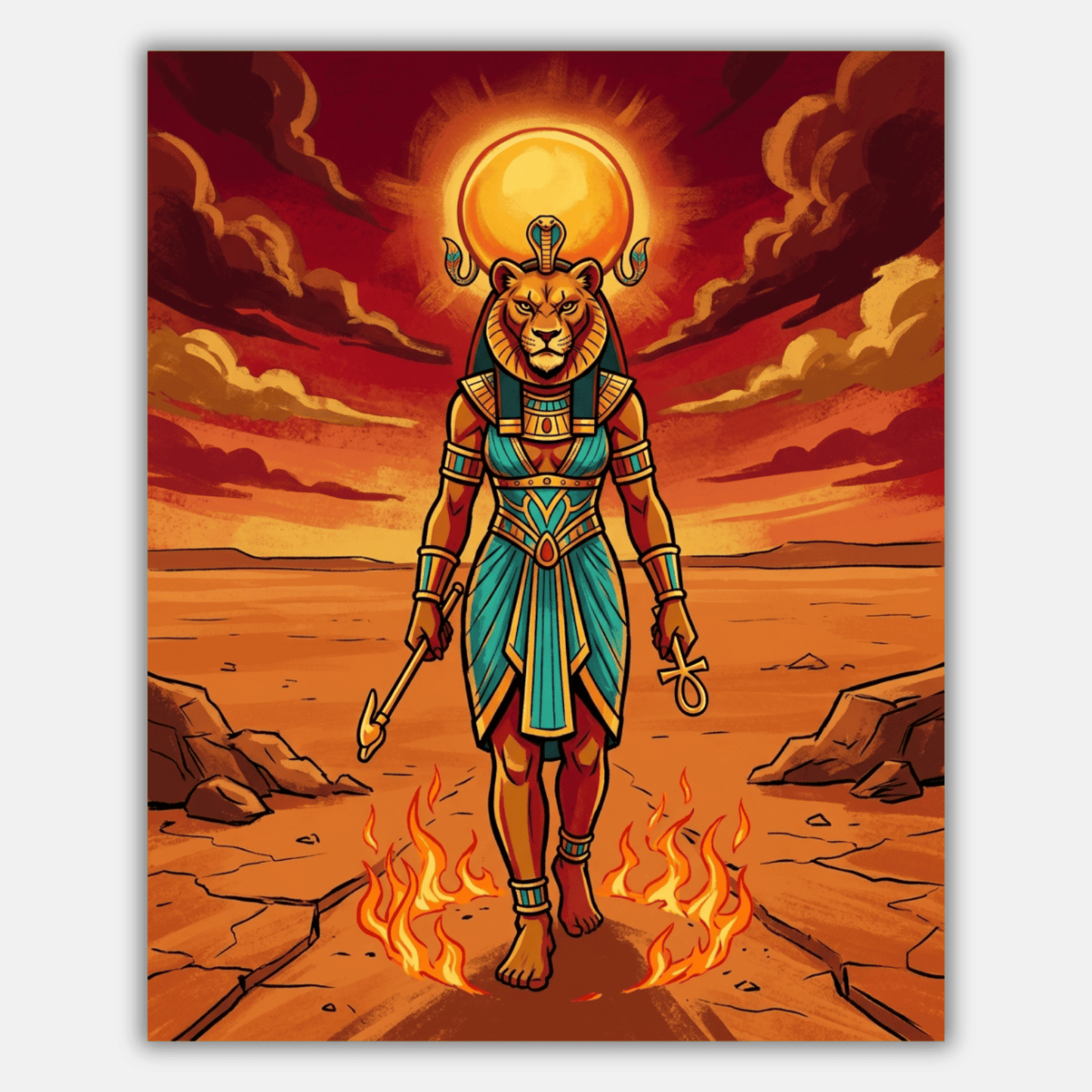 Wrath Of Sekhmet PicturaNumbers